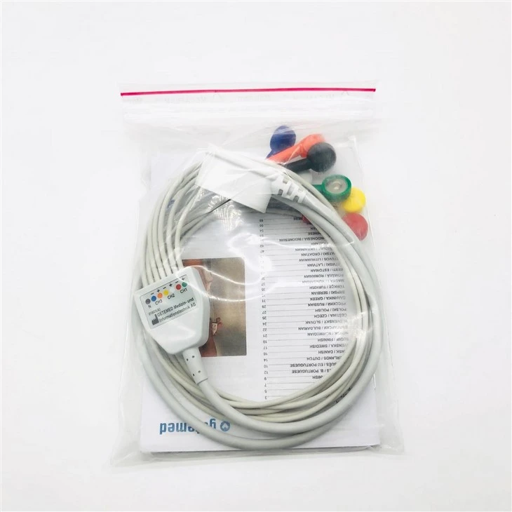 GE Compatible 7 Leads ECG Holter Cable high quality